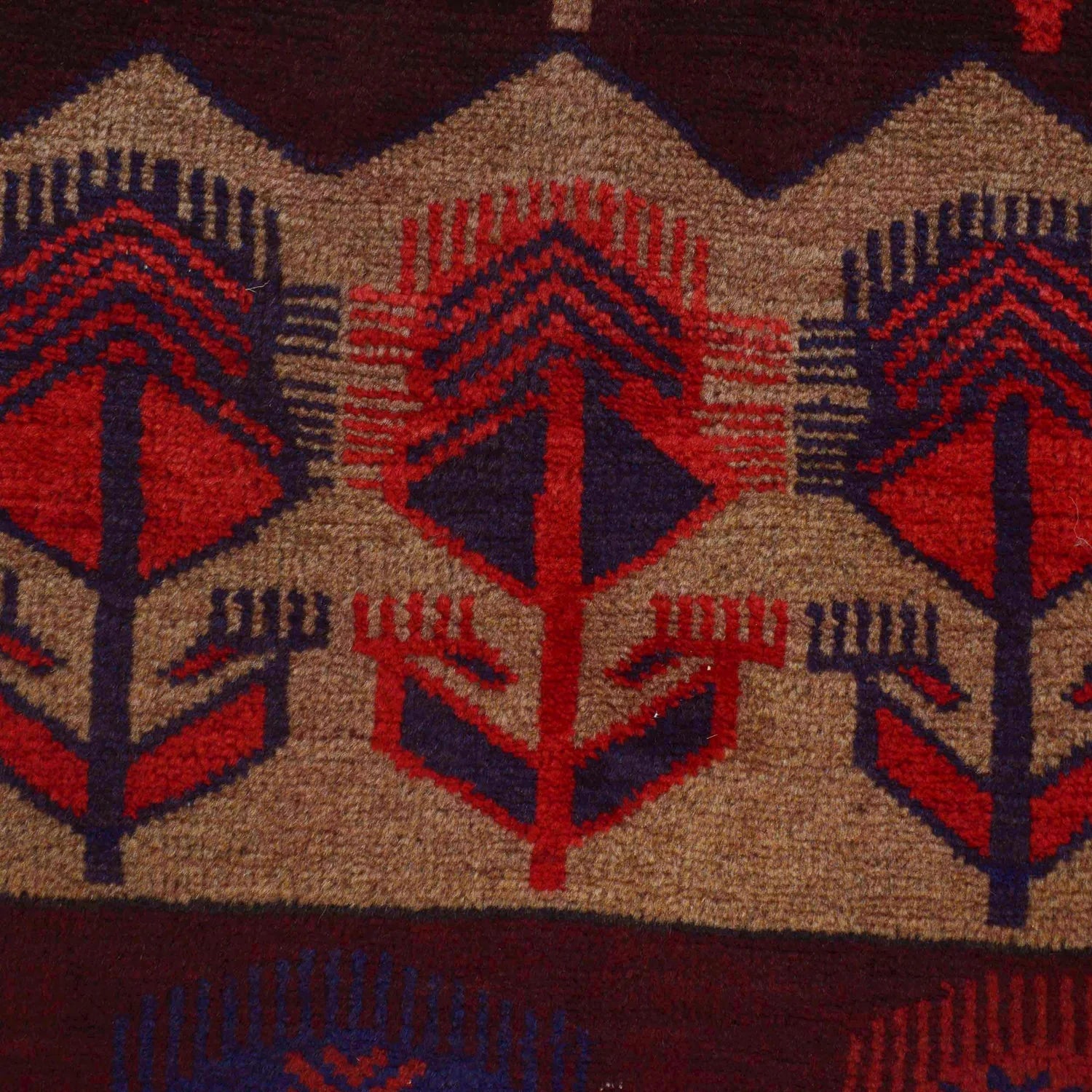 Small Handwoven Pictorial Rug 90 x 138 (cm) 2.1 x 4.6 (ft)