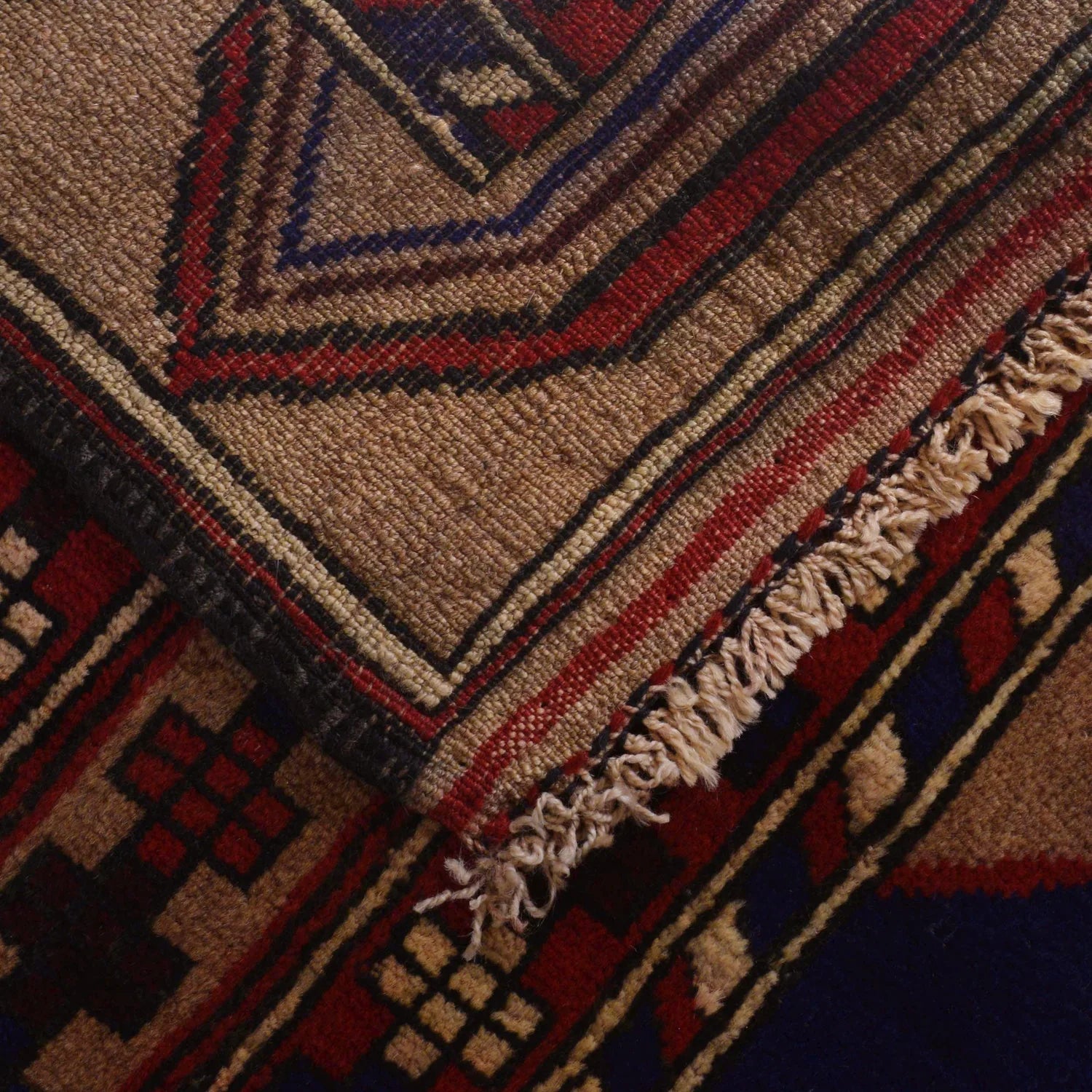 Small Handwoven Pictorial Rug 90 x 138 (cm) 2.1 x 4.6 (ft)