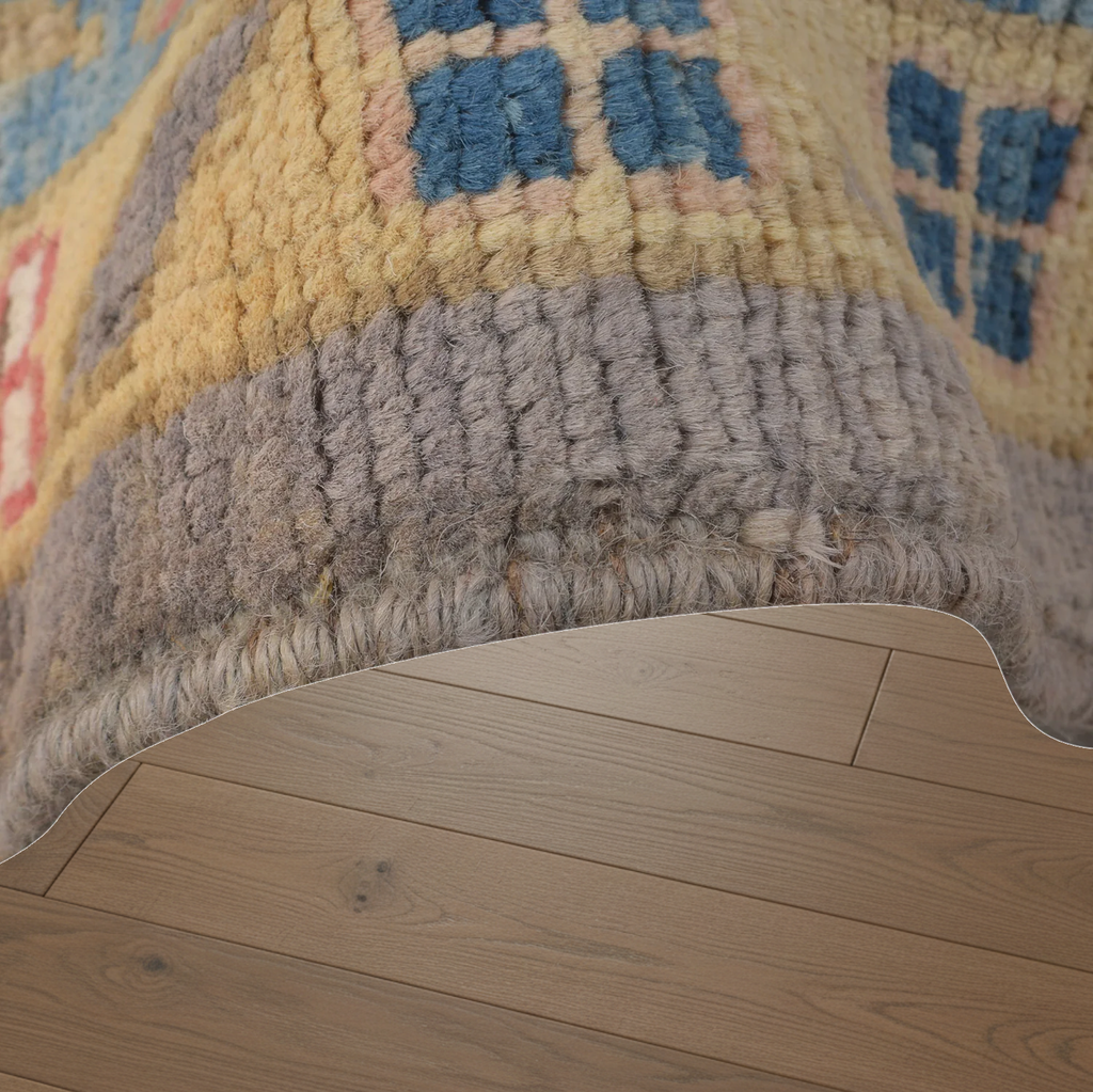 Hand-knotted Oushak Carpet 268 x 353 (cm) 8.10 x 11.7 (ft)