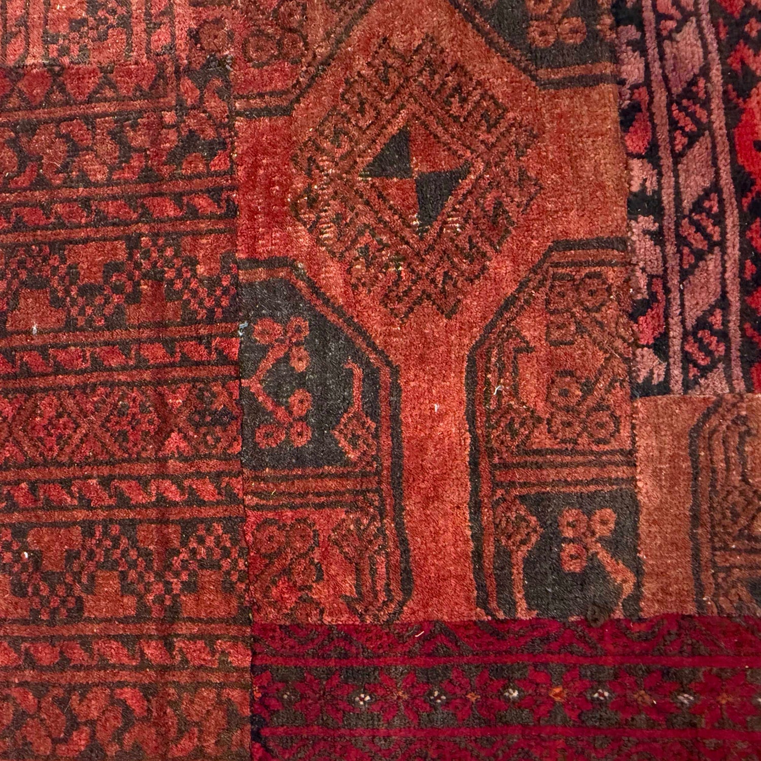 Handmade Patchwork Rug 125 x 180 (cm) 4.1 x 5.11 (ft)